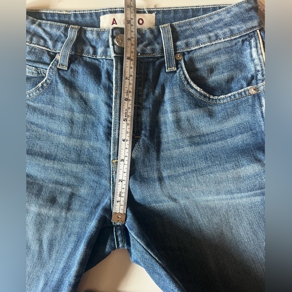 AMO Babe Old School Raw Hem Jeans Size 26 - Picture 7 of 9